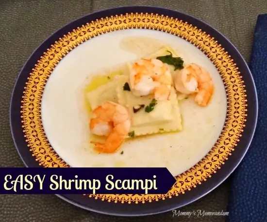 This Shrimp Scampi recipe is fast and super easy. My kiddos will do almost anything for a bite of it.