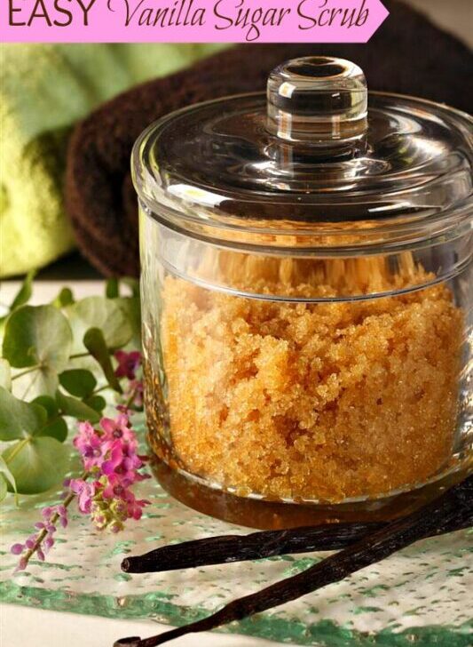 Easy Vanilla Body Scrub #Recipe