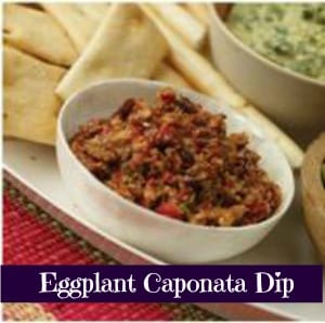 Eggplant Caponata Dip #Recipe