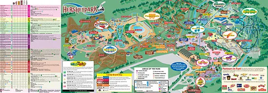 hersheypark map 2011