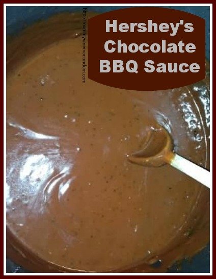 Hershey's Chocolate BBQ Sauce Recipe