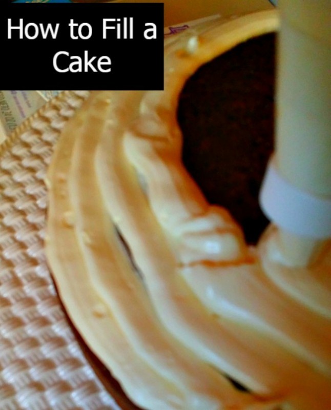 How to fill a cake tutorial #diy