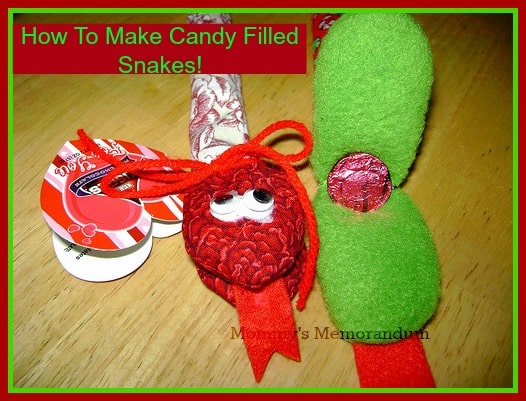 candy filled snake favors
