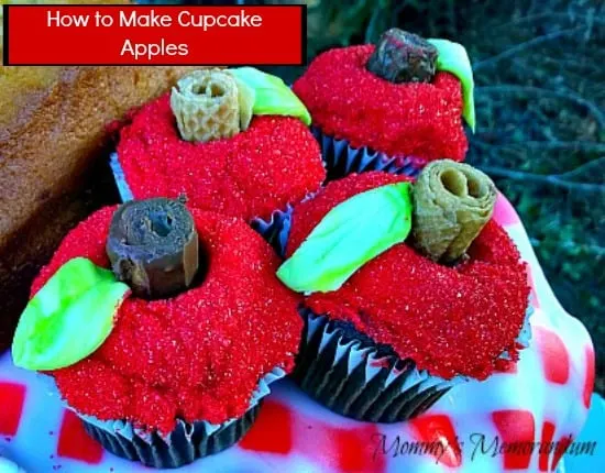 how to make cupcake apples