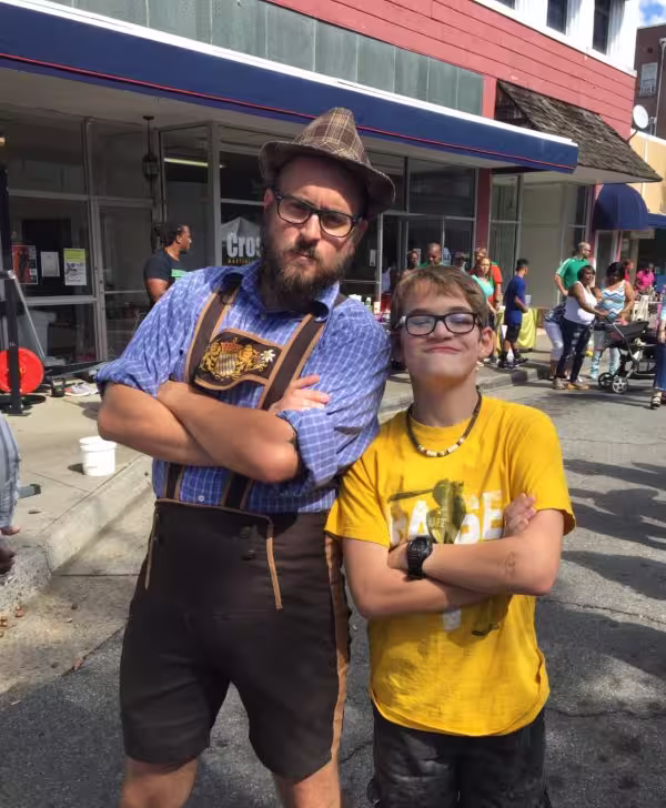 We ran into Hackenburg at Martinsville's Octoberfest