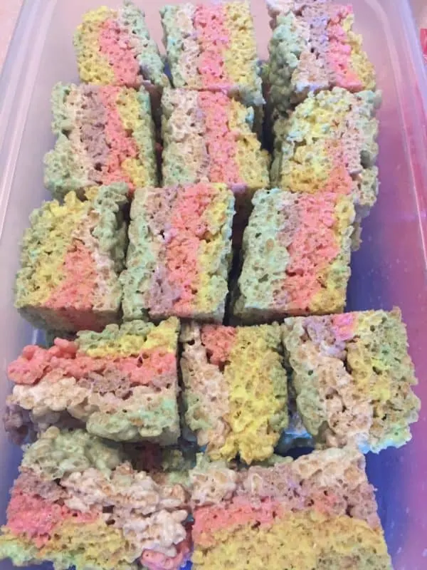 EASY Layered Rice Krispie Treats Recipe