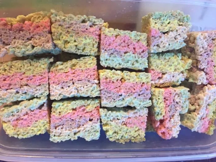 EASY Layered Rice Krispie Treats Recipe