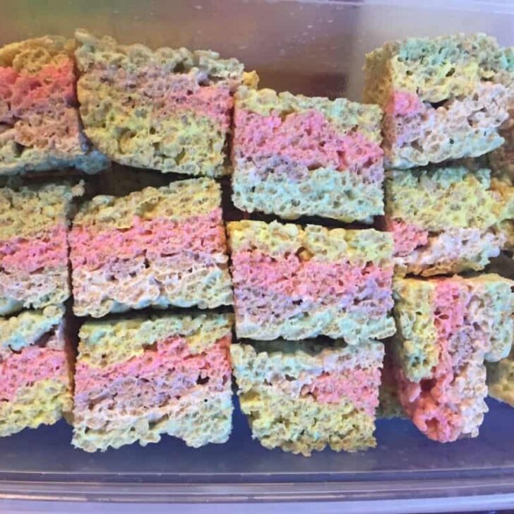 EASY Layered Rice Krispie Treats Recipe