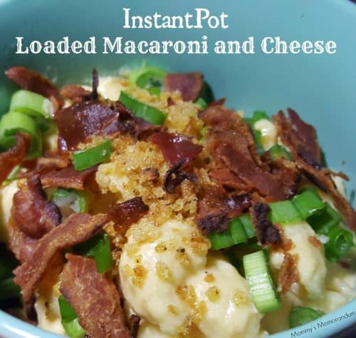 This Instant Pot Loaded Macaroni and Cheese Recipe is the ultimate in comfort food. It's it gooey with cheese, has plenty of texture and makes a delicious meal in little time.
