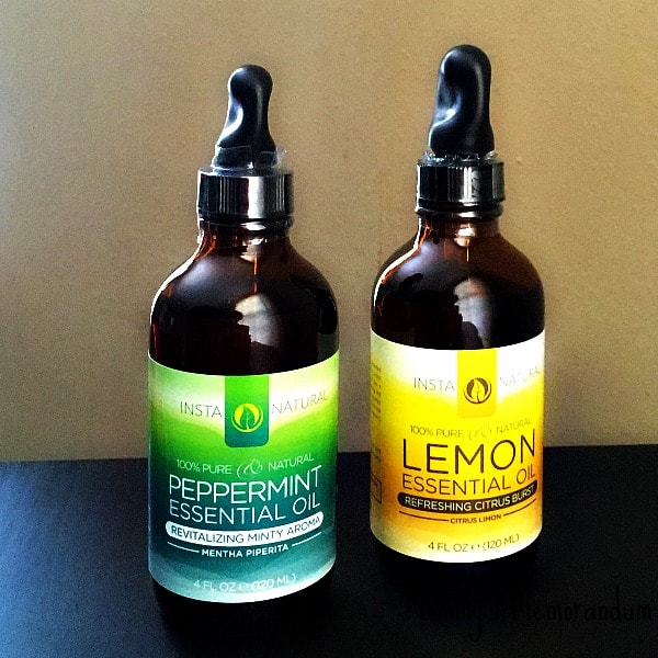 Instanatural peppermint and lemon essential oil