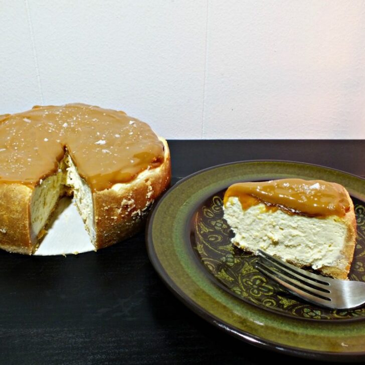 Instant Pot Salted Caramel Cheesecake