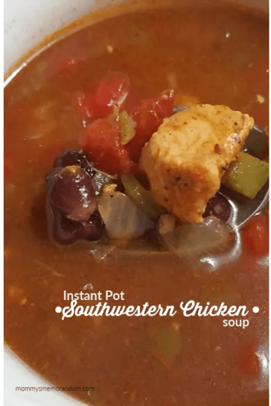 Instant Pot Southwestern Chicken Soup