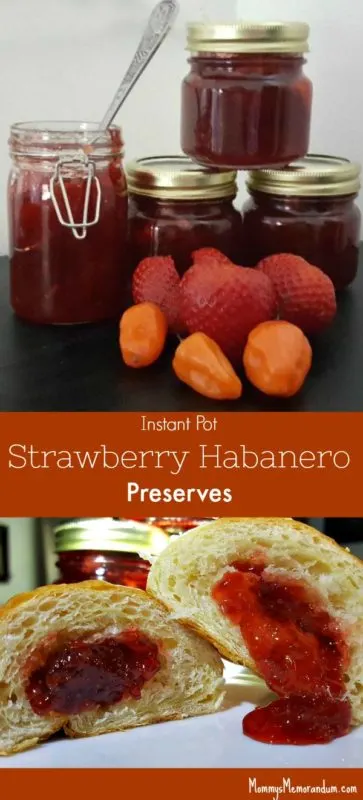 Instant Pot Strawberry Habanero Preserves Pin