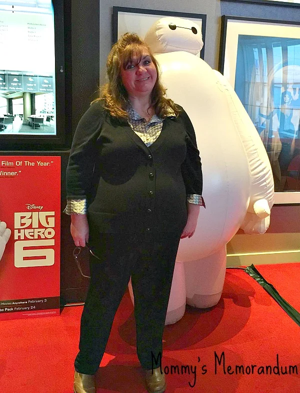 Julee Morrison with Baymax