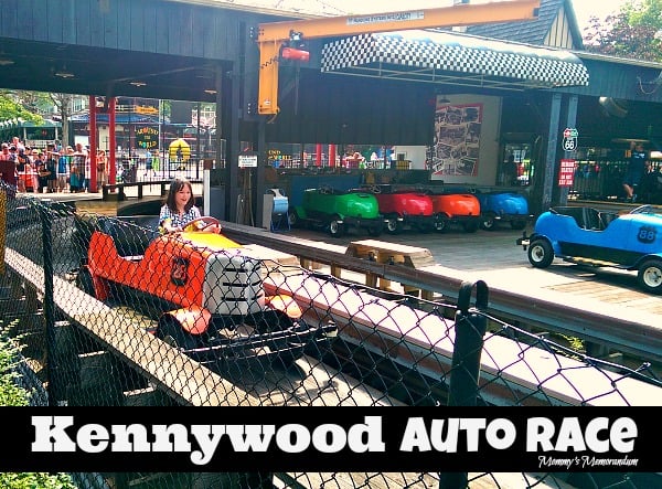 Kennywood Auto Race #kwfamilyfun