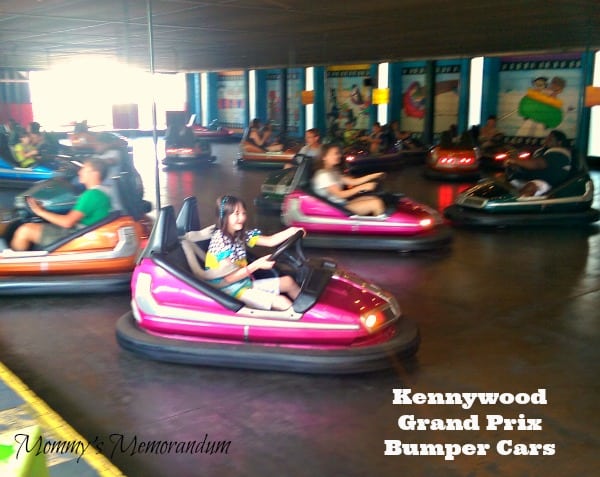 Kennywood Grand Prix Bumper Cars #KWfamilyfun