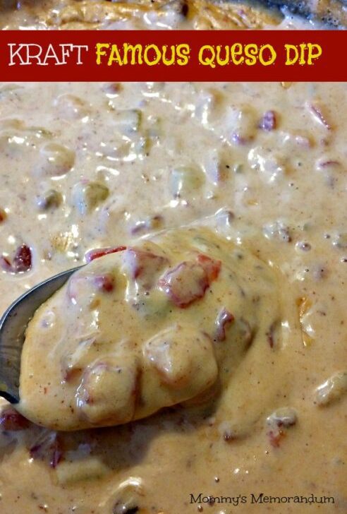 #Kraft famous queso dip #recipe