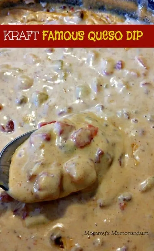 #Kraft famous queso dip #recipe