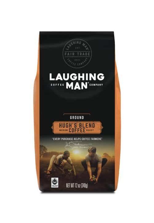 laughing man coffee hugh's blend