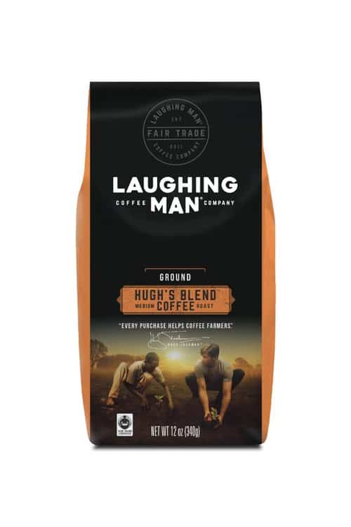 laughing man coffee hugh's blend