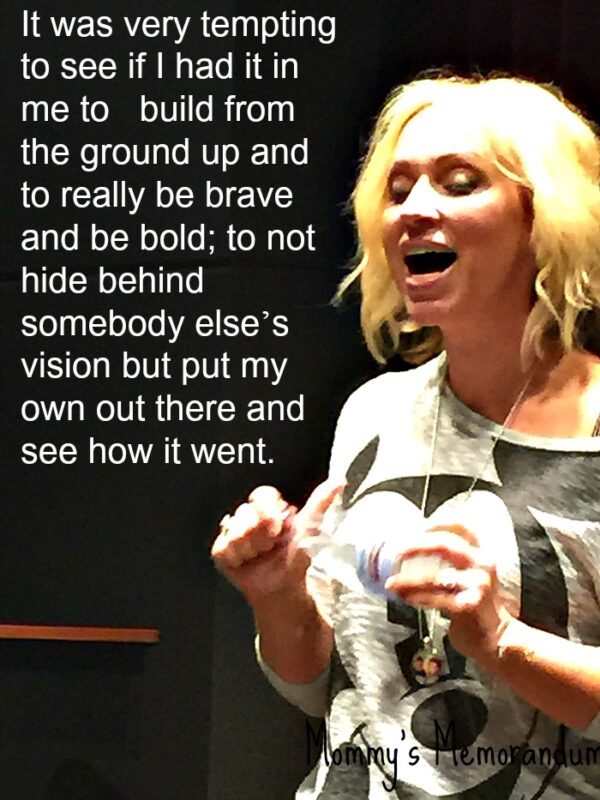 Leigh Allyn Baker on putting her vision out there.