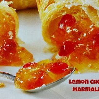 Lemon Cherry Marmalade #Recipe