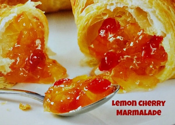 Lemon Cherry Marmalade Recipe