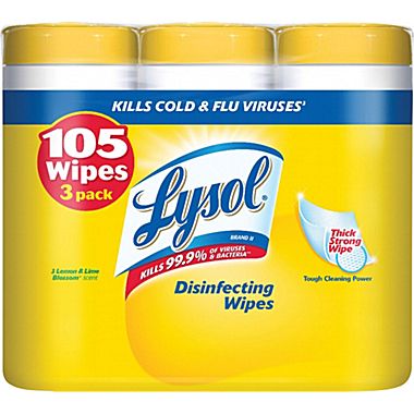 Lysol® Disinfecting Wipes, Lemon and Lime Blossom Scent, 3 Pack Protect yourself from the flu season and make winter your best season yet.