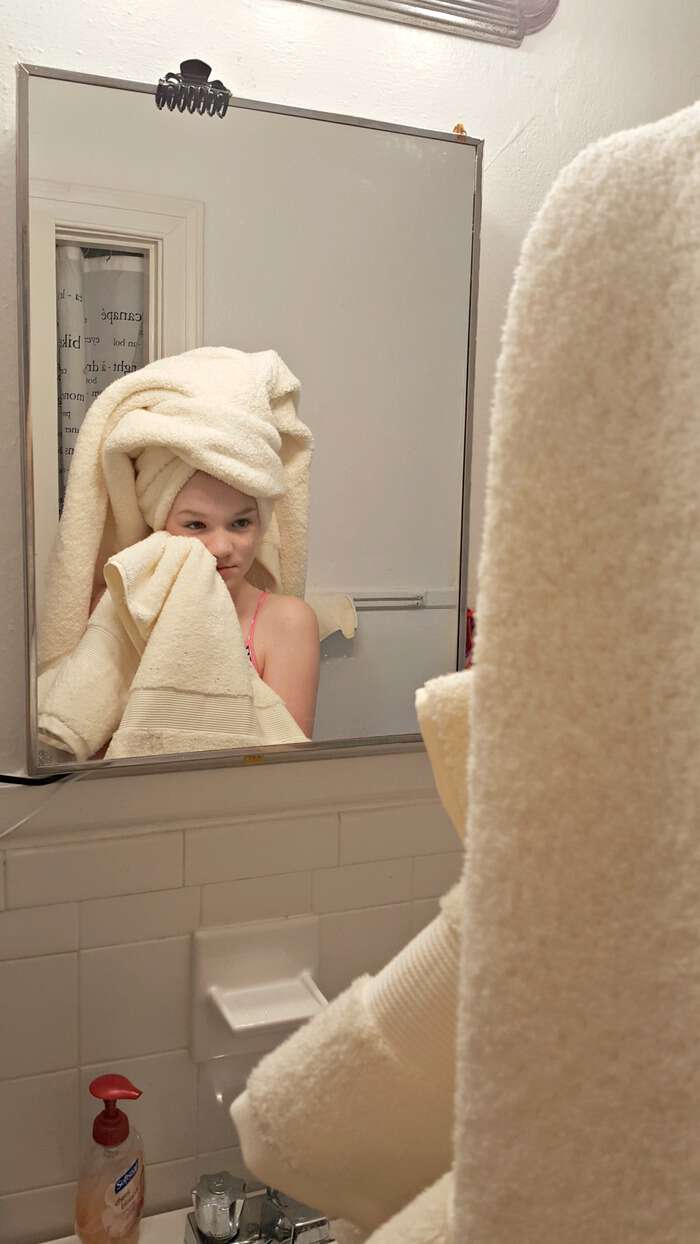 Macy's Hotel collection microcotton towel is so soft