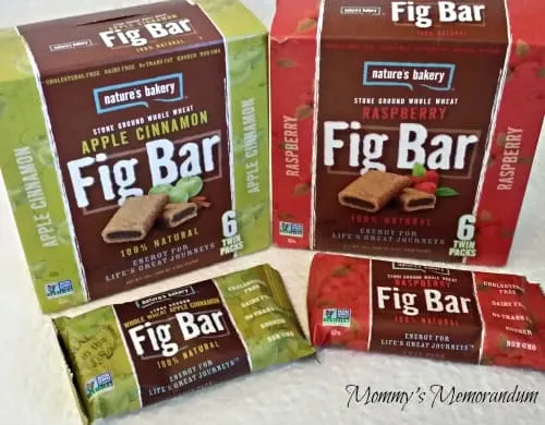 Nature's Bakery Fig Bar and Apple Cinnamon Bars