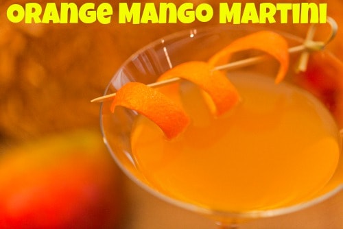 Orange Mango Martini #Recipe