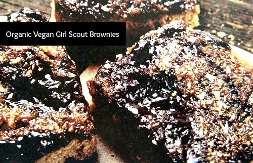 Organic Vegan Girl Scout Brownies #Recipe