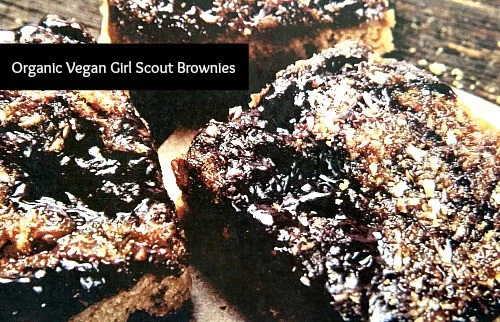 Organic Vegan Girl Scout Brownies #Recipe