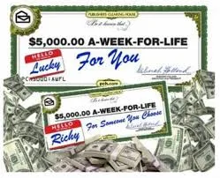 publishers clearing house win $5,000