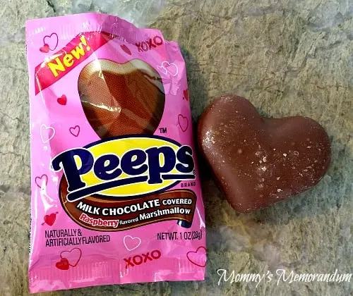 PEEPS Chocolate Covered Raspberry Flavored Hearts