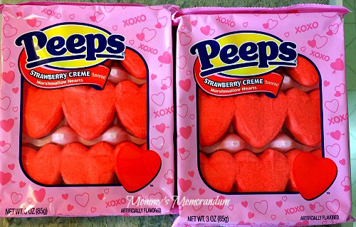 PEEPS Strawberry Creme Marshmallow Hearts