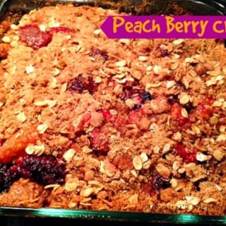Peach Berry Crisp #Recipe
