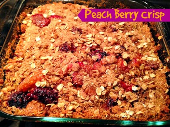 Peach Berry Crisp #Recipe