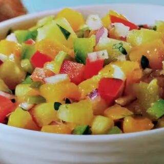 Pineapple Mango Salsa #Recipe