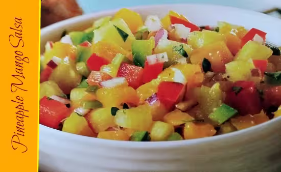 Pineapple Mango Salsa #Recipe