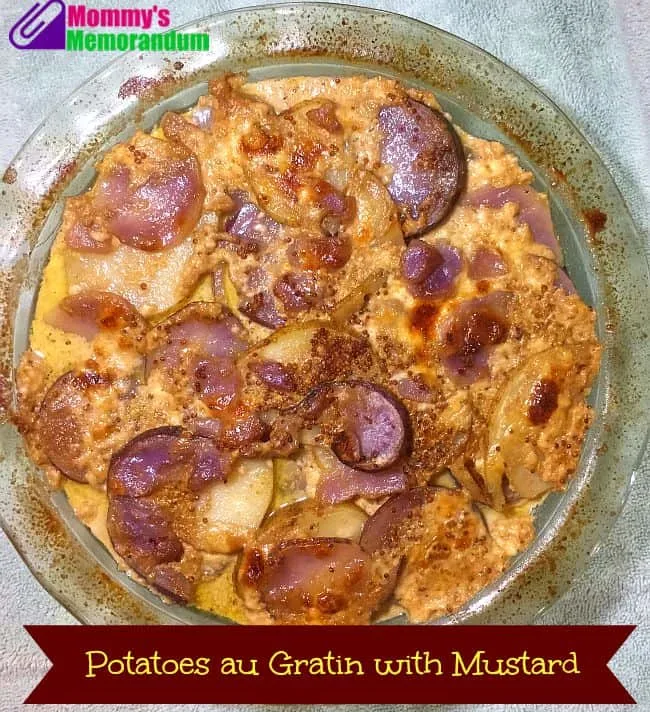 Potatoes au Gratin with Mustard