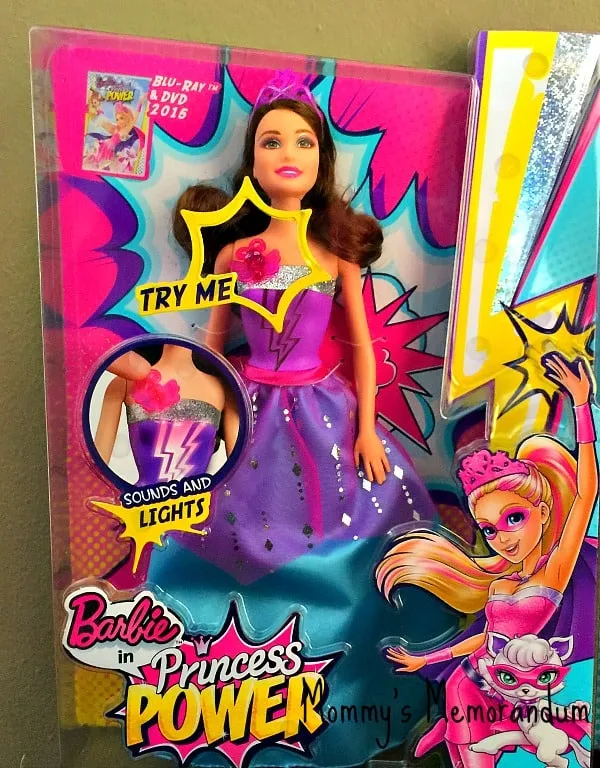 Princess Power Barbie with lights