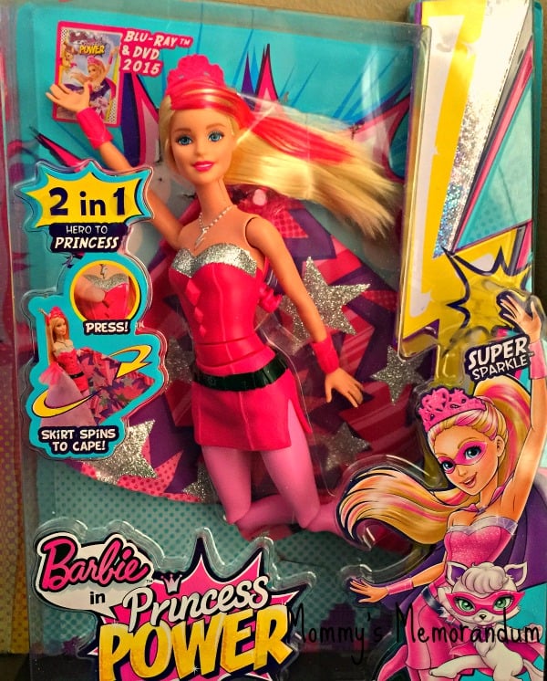 Princess power barbie with cape