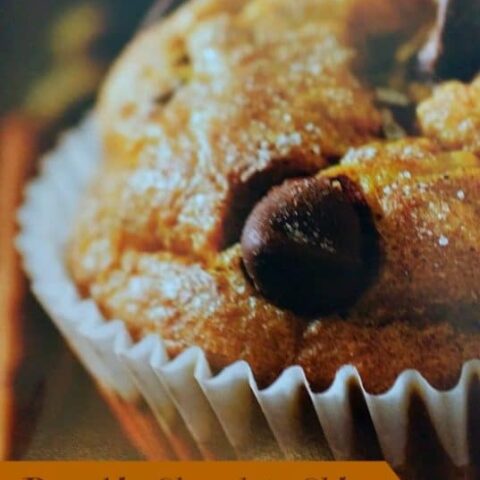 Pumpkin Chocolate Chip Muffins #Recipe