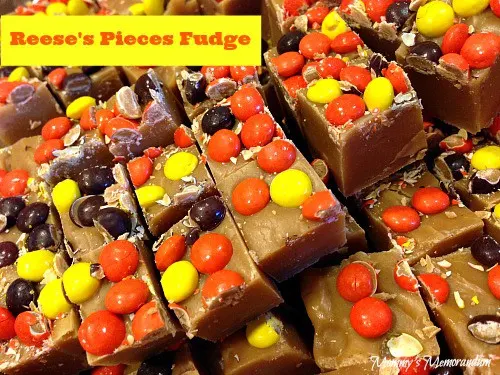 Reese's Pieces Fudge #Recipe