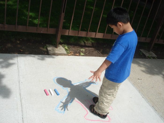 Shadow Art Summer Fun Activities for July 4