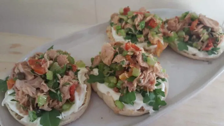 Sicilian tuna salad sandwich giadas italy 4 bagels