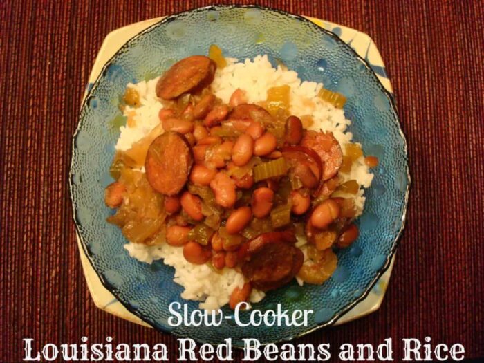 Slow-Cooker Louisiana Red Beans and Rice #Recipe #Slowcooker #mardigras
