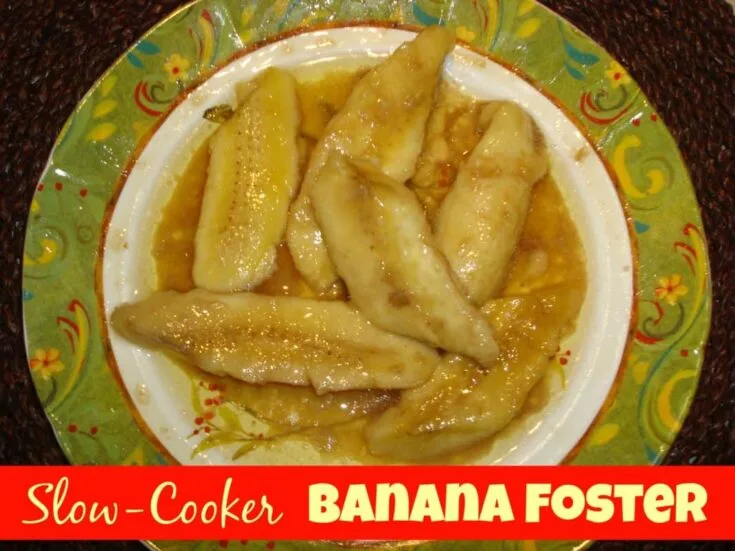 Slow-Cooker banana foster #recipe #mardigras #Dessert