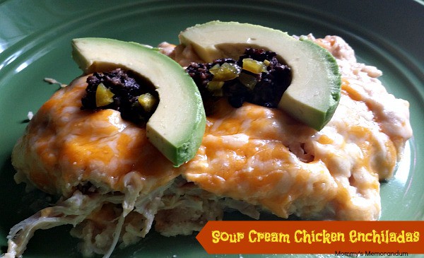 Sour Cream Chicken Enchiladas Recipe